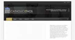 Desktop Screenshot of catholicethos.net