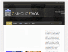 Tablet Screenshot of catholicethos.net